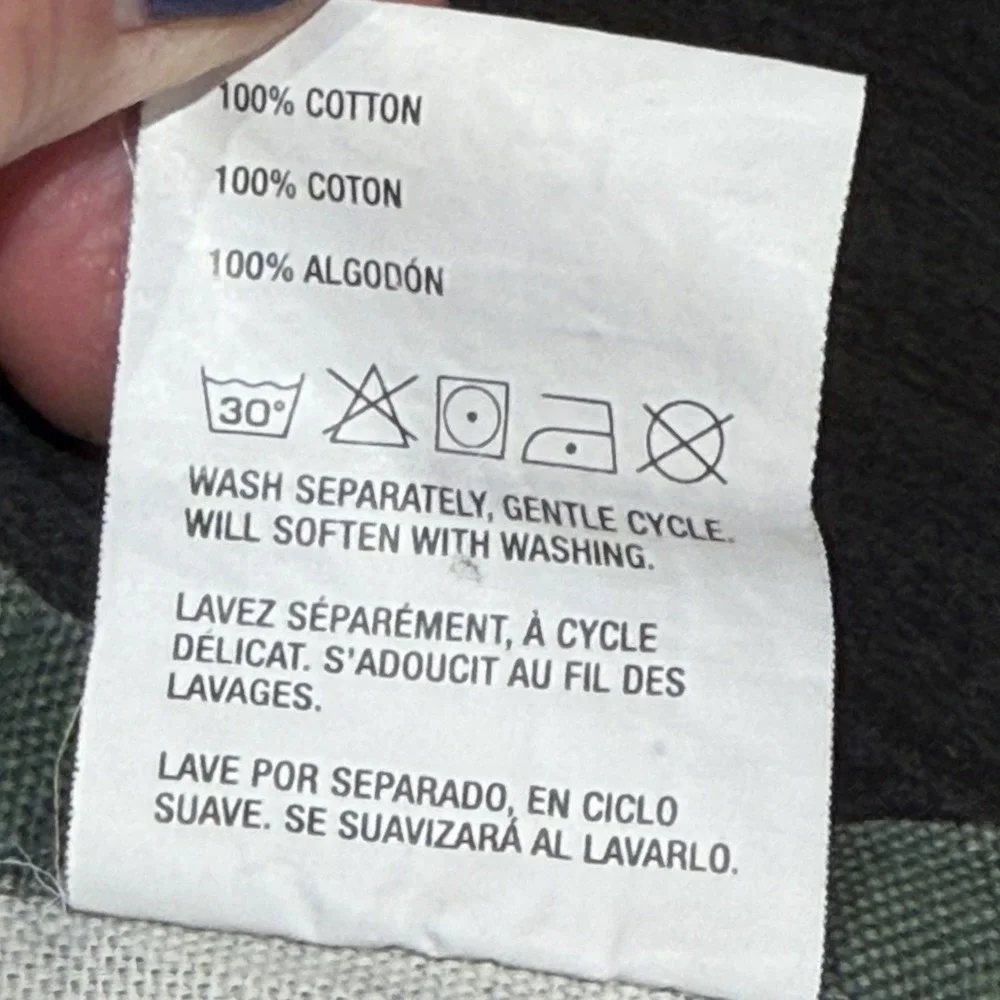 Crate and Barrel Tea Towel Root Vegtable Stew 100% Cotton 20